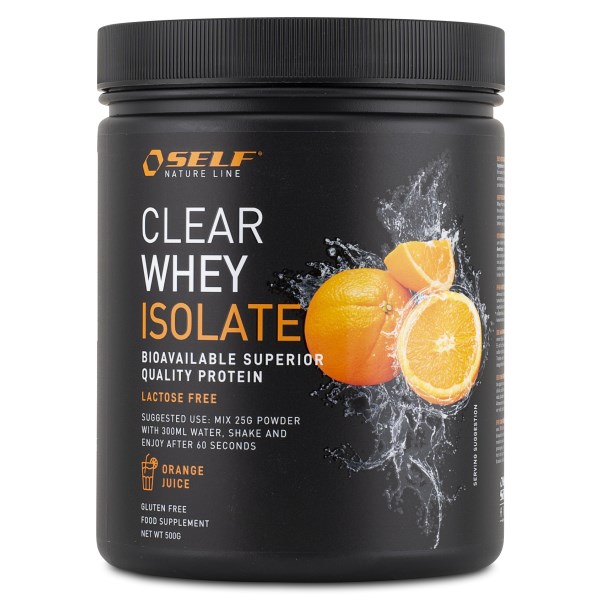 Self Omninutrition Clear Whey Isolate, Orange Juice, 500 g