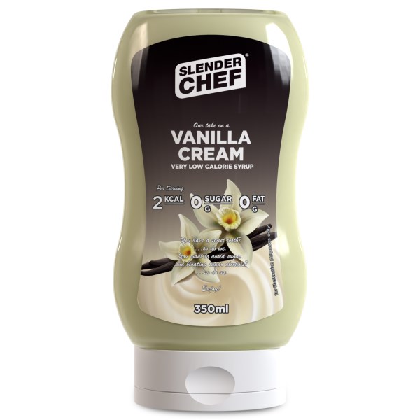 Slender Chef Syrup, 350 ml, Vanilla Cream