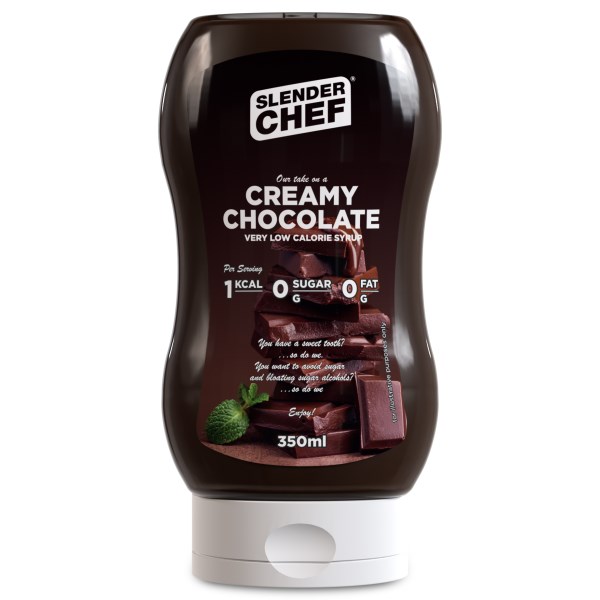 Slender Chef Syrup, 350 ml, Creamy Chocolate