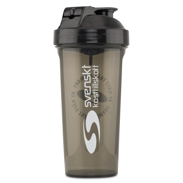 SmartShake Lite Medium, 800 ml, Dark Black Transparent