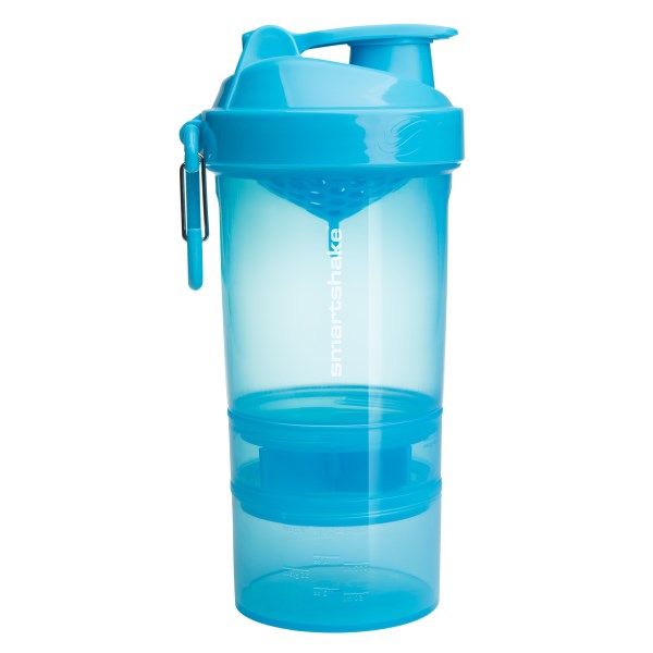 SmartShake Original2GO 600 ml, 600 ml, Neon Blue