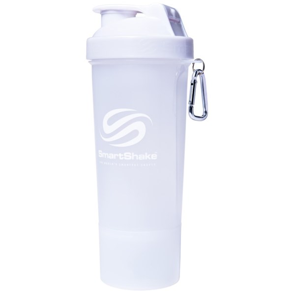 SmartShake Slim Pure White, 500 ml