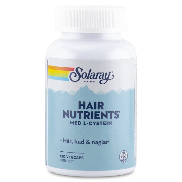 Solaray Hair Nutrients, 120 kaps