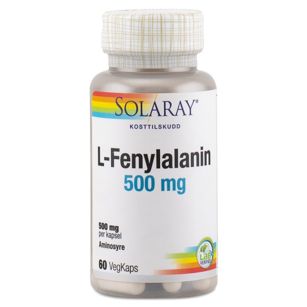 Solaray L-Fenylalanin, 60 kaps