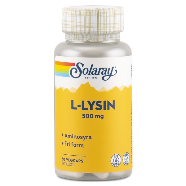 Solaray L-Lysin, 60 kaps