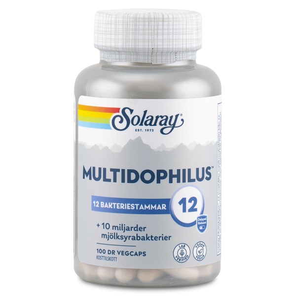 Solaray Multidophilus 12, 100 kaps