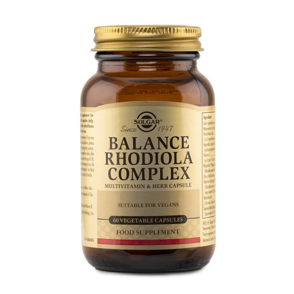 Solgar Balance Rhodiola Complex, 60 kaps