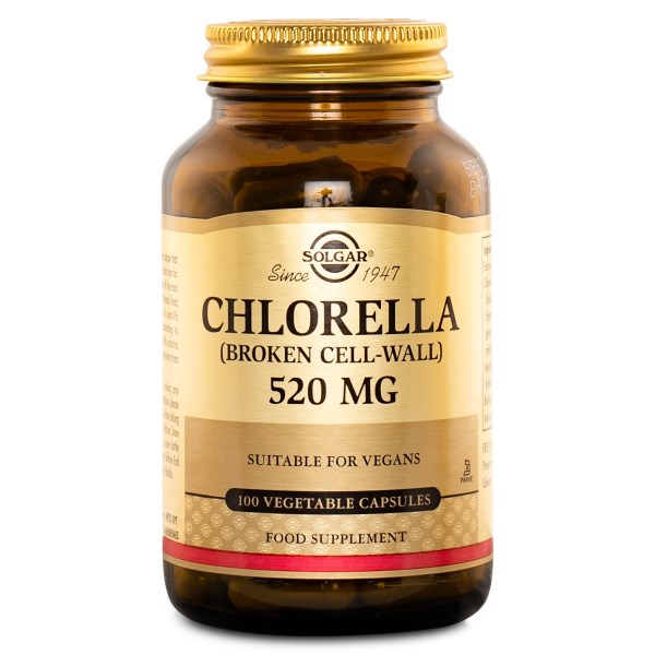 Solgar Chlorella, 100 kaps