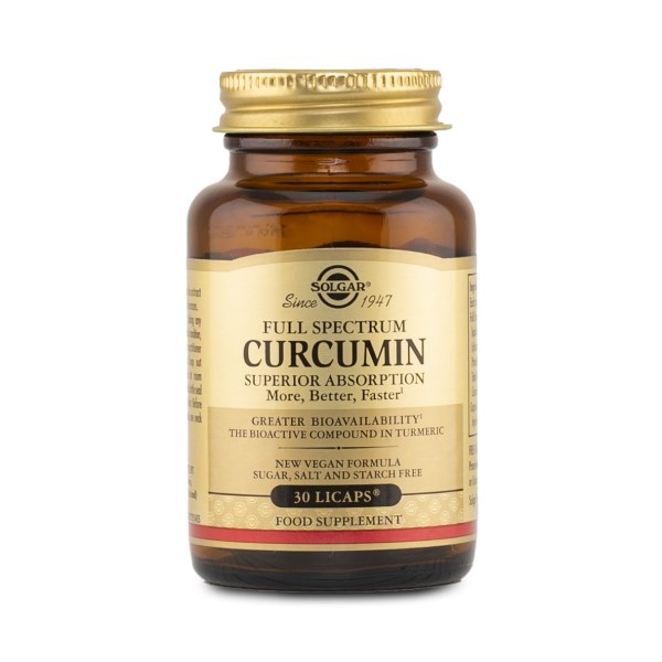 Solgar Full Spectrum Curcumin, 30 kaps