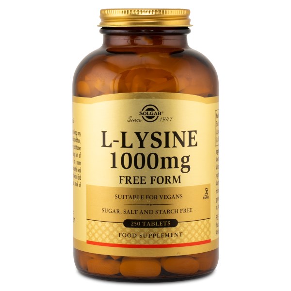 Solgar L-Lysine 1000 mg, 250 tabl