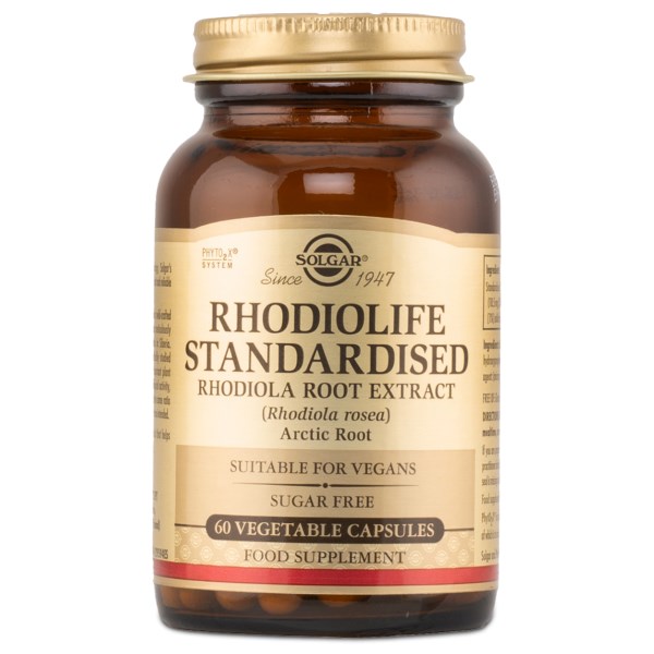 Solgar Rhodiola Root Extract, 60 kaps