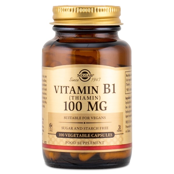 Solgar Vitamin B1 100 mg, 100 kaps