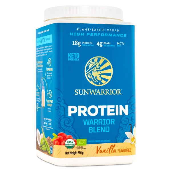 Sunwarrior Warriorblend, 750 g, Vanilj