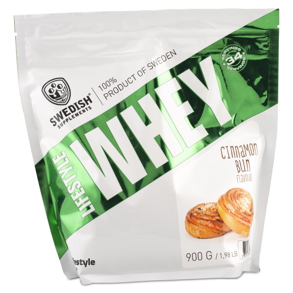 Swedish Supplements Lifestyle Whey, 900 g, Cinnamon Bun