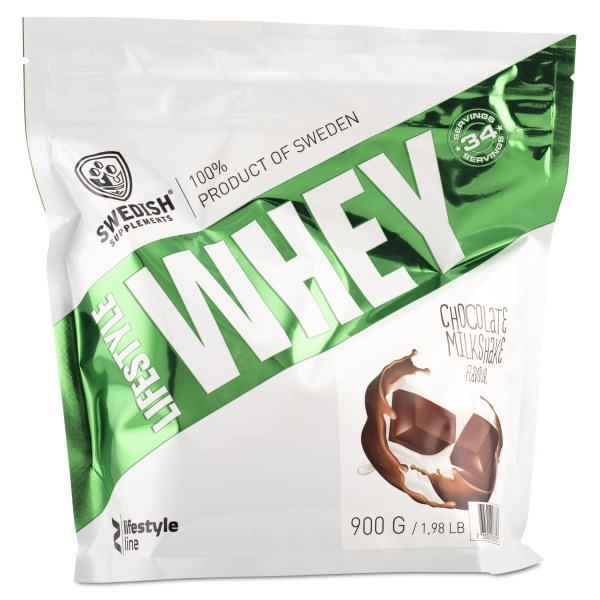 Swedish Supplements Lifestyle Whey, 900 g, Chocolate Milkshake