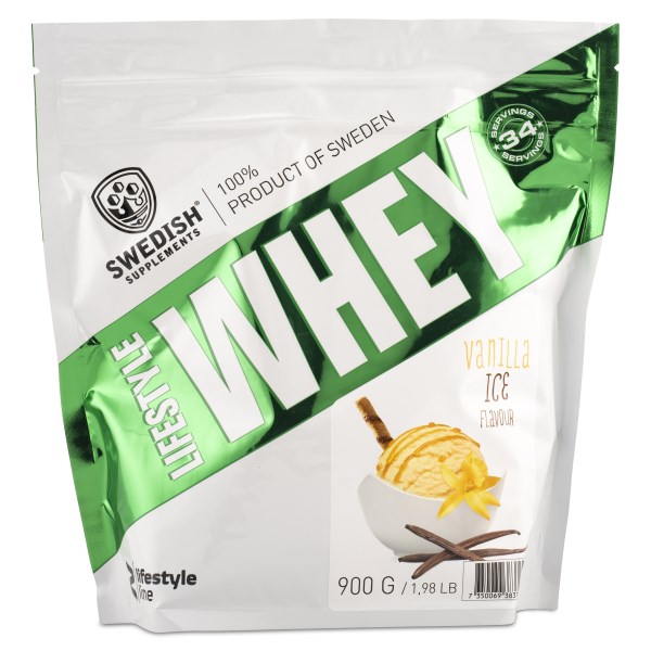 Swedish Supplements Lifestyle Whey, 900 g, Vanilla Ice