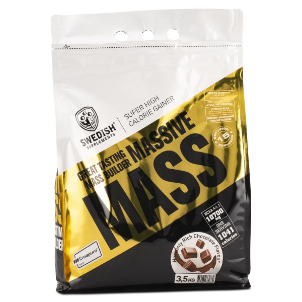 Swedish Supplements Massive Mass, 3.5 kg, Heavenly Rich Chocolate