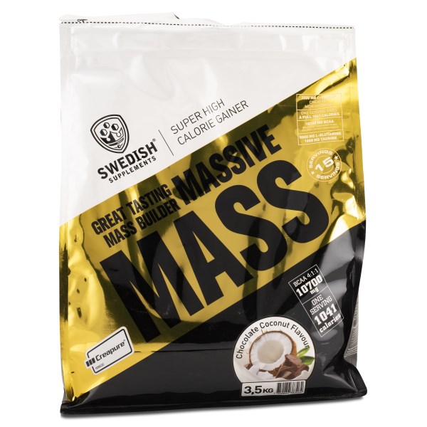 Swedish Supplements Massive Mass, 3.5 kg, Chocolate Coconut