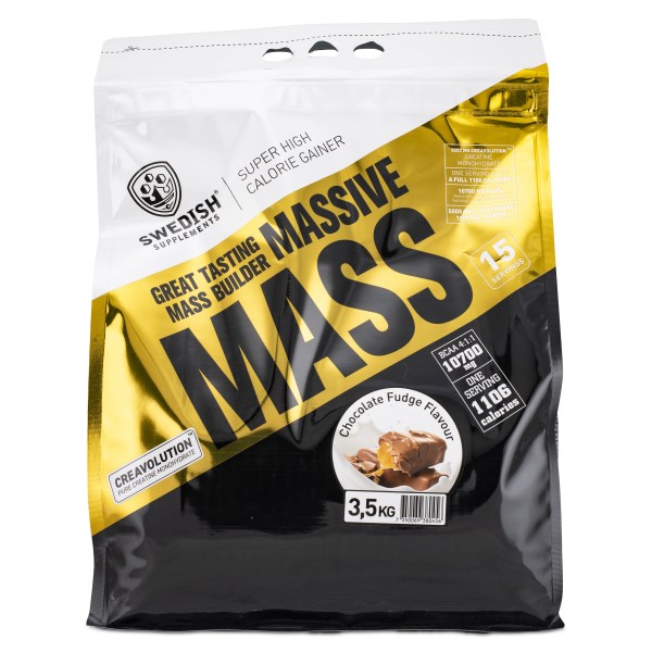 Swedish Supplements Massive Mass, 3.5 kg, Chocolate Fudge