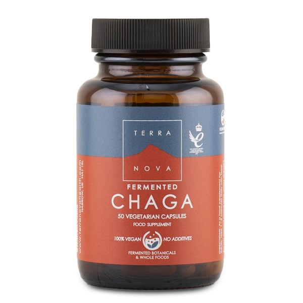 Terranova Fermented Chaga, 50 caps