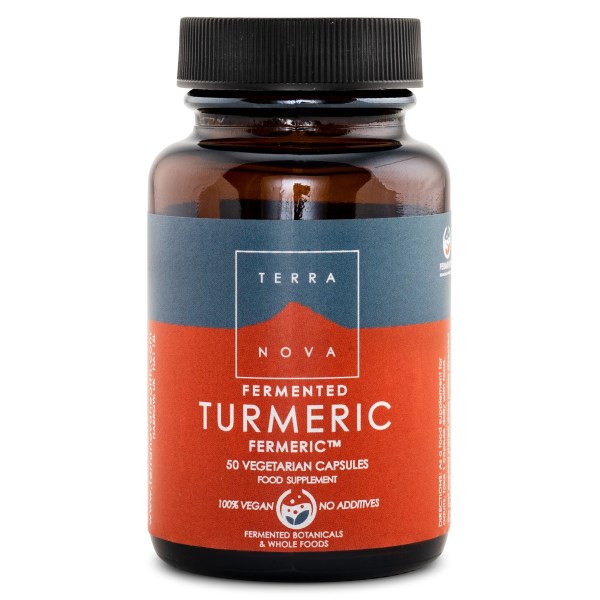 Terranova Fermented Turmeric Fermeric, 50 caps