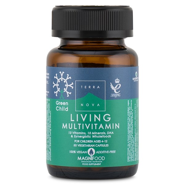 Terranova Living Multivitamin Barn, 50 kaps