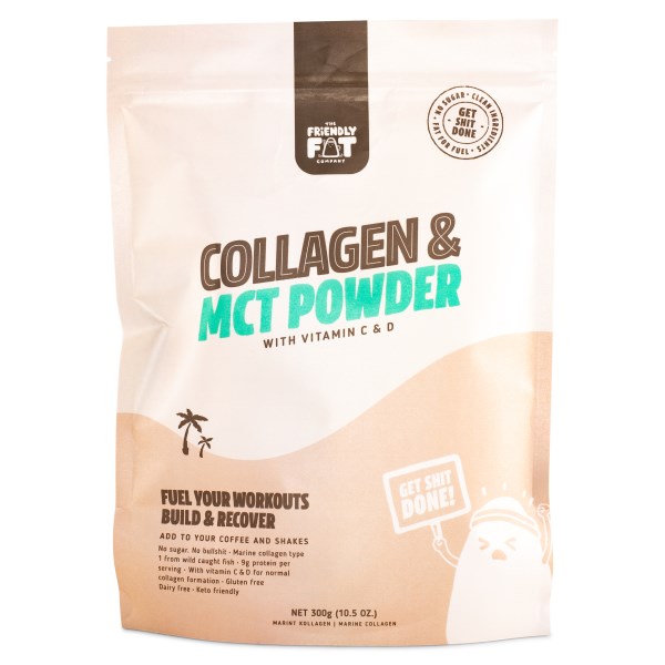 The Friendly Fat Company MCT Collagen, 300 g, Natural