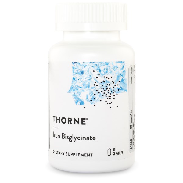 Thorne Iron Bisglycinate, 60 kaps