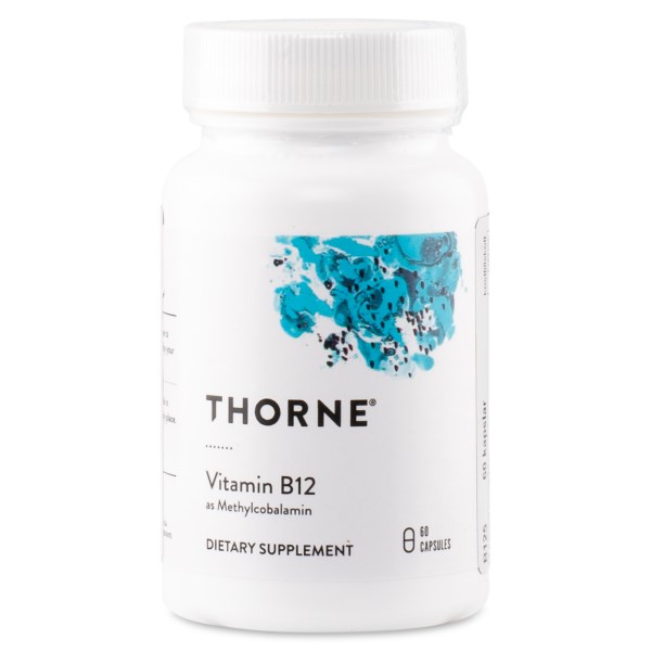 Thorne Vitamin B12 as Methylcobalamin, 60 kaps