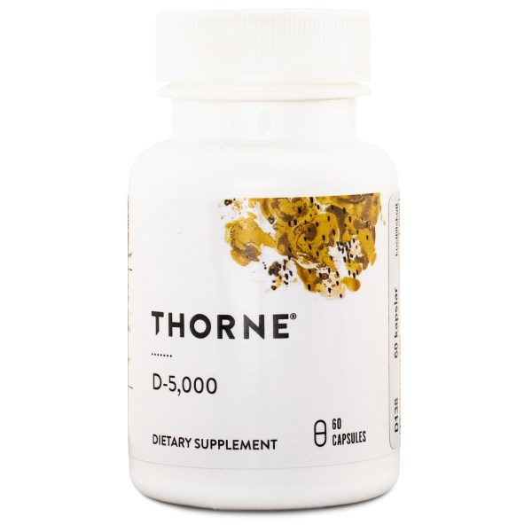 Thorne Vitamin D-5000, 60 kaps