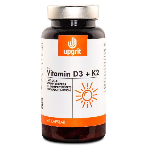 Upgrit Vitamin D3 + K2, 90 kaps