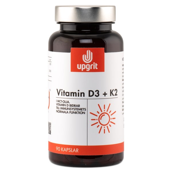 Upgrit Vitamin D3 + K2, 90 kaps