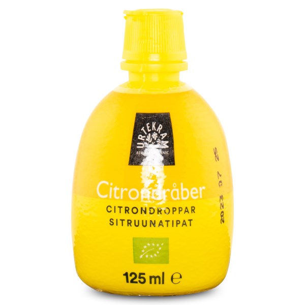 Urtekram Citronsaft Eko, 125 ml