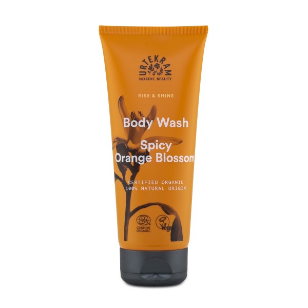 Urtekram Rise & Shine Spicy Orange Blossom Body Wash, 200 ml