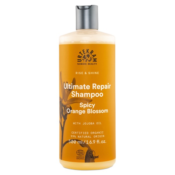 Urtekram Rise & Shine Spicy Orange Blossom Shampoo, 500 ml