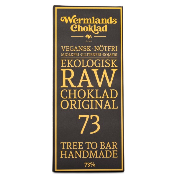 WermlandsChoklad Rawchoklad EKO, 50 g, Orginal 73 %