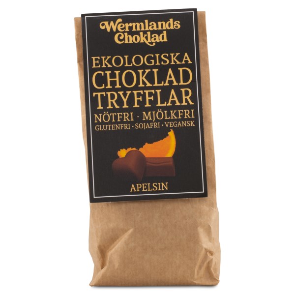 WermlandsChoklad Tryfflar EKO, Apelsin, 150 g