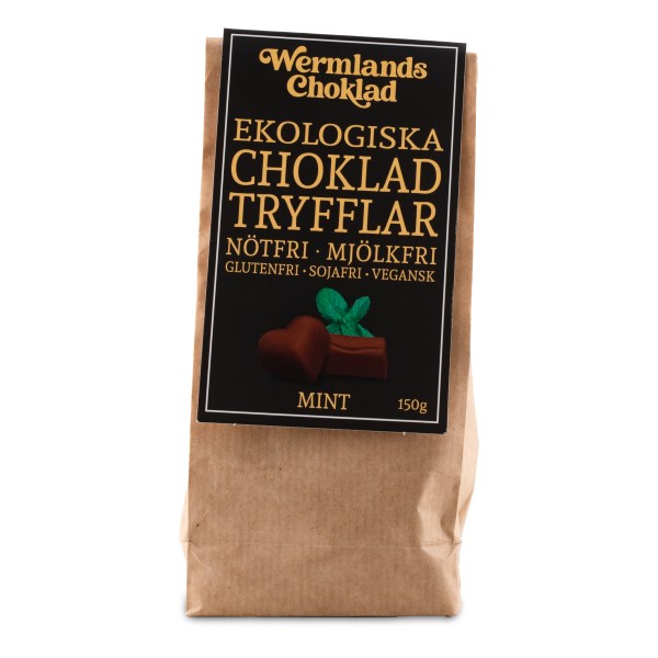 WermlandsChoklad Tryfflar EKO, Mint, 150 g