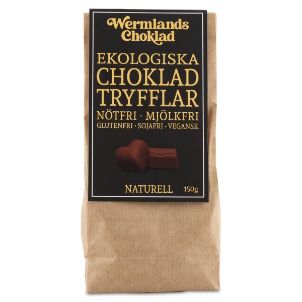 WermlandsChoklad Tryfflar EKO, Naturell, 150 g