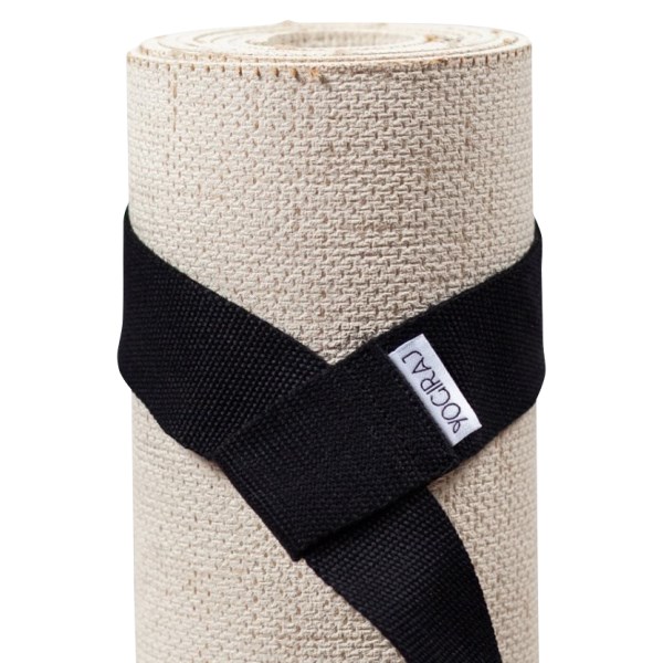 Yogiraj Yoga Mat Carry Strap, 1 st, Midnight Black