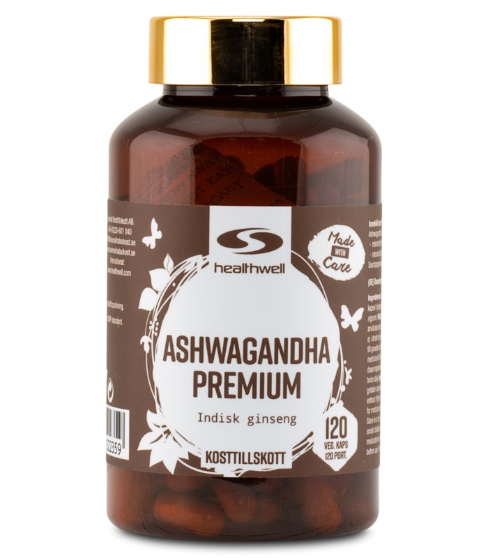 Ashwagandha Premium Extra högdoserat Svenskt Kosttillskott