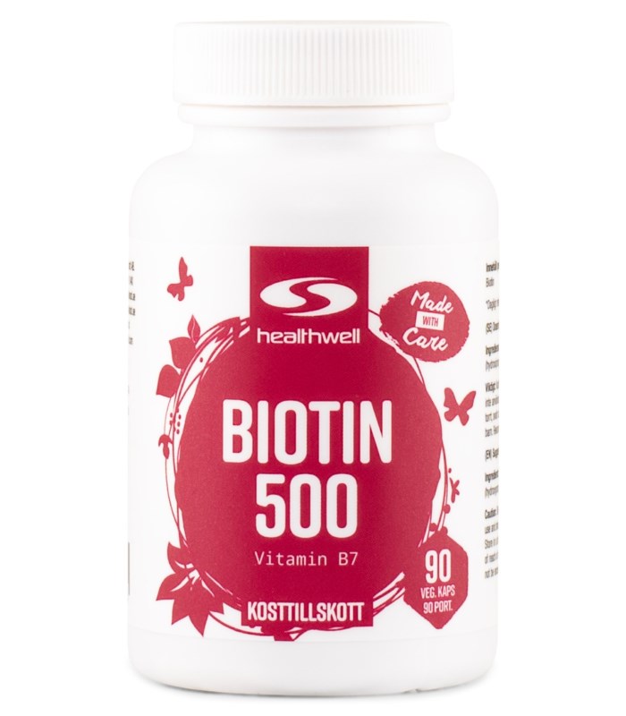 Healthwell Biotin Svenskt Kosttillskott